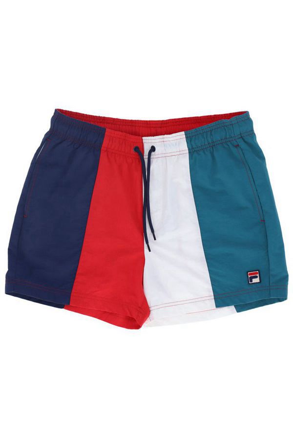 Calção Fila Homem Azul Marinho/Multicoloridas - Fila Strung Swim Portugal Online,AZYQ-71946